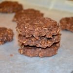 No-Bake Chocolate Peanut Butter Oatmeal Cookies