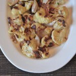 Roasted Cauliflower with Garlic and Shallots