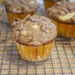 Coffee Cake Carrot Muffins with Cream Cheese Filling