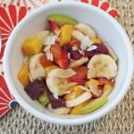 Fruit Salad with Grapefruit Brulee and Toasted Coconut