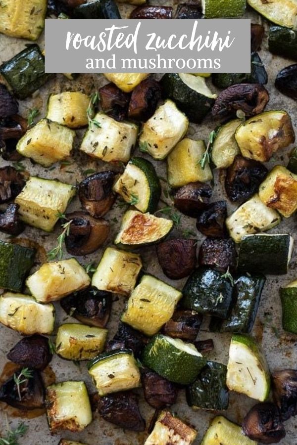 Roasted Zucchini and Cremini Mushrooms Flavor the Moments