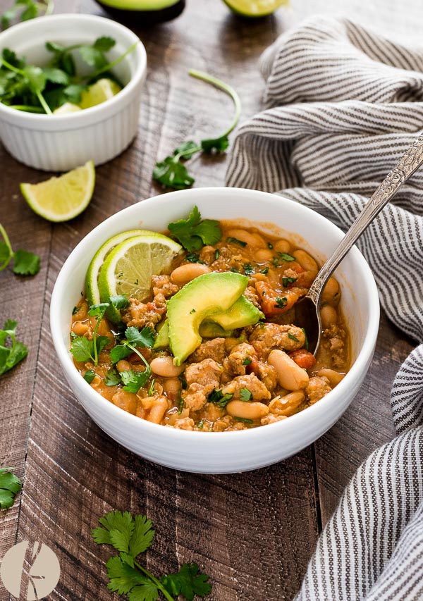 White Bean And Turkey Chili