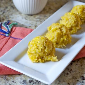Mexican sweet corn cake on serving plate