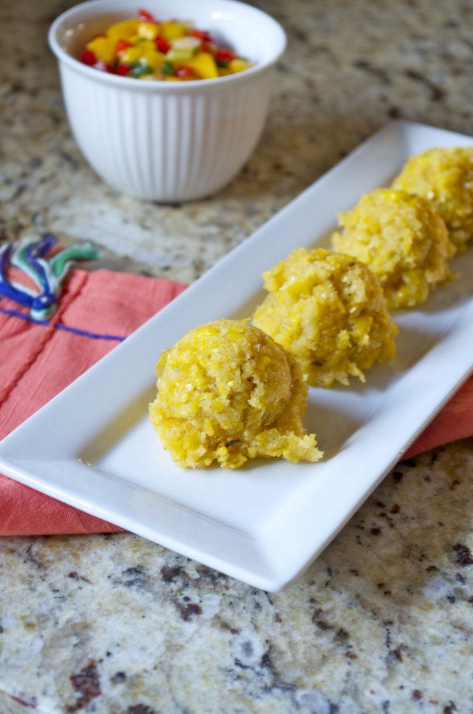 Mexican sweet corn cake on serving plate