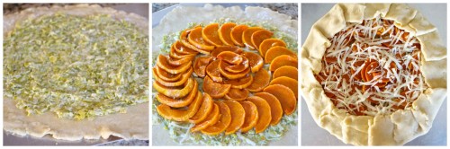 How to make butternut squash galette 4