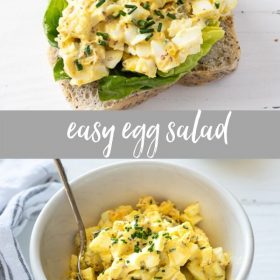 egg salad collage