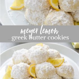 meyer lemon greek butter cookies collage