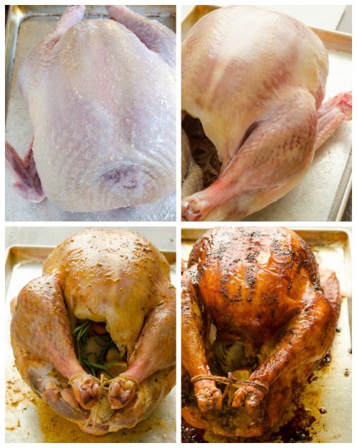 How to roast a turkey collage