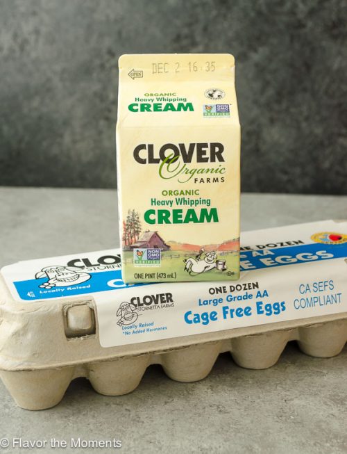 Clover Heavy Whipping Cream and Eggs