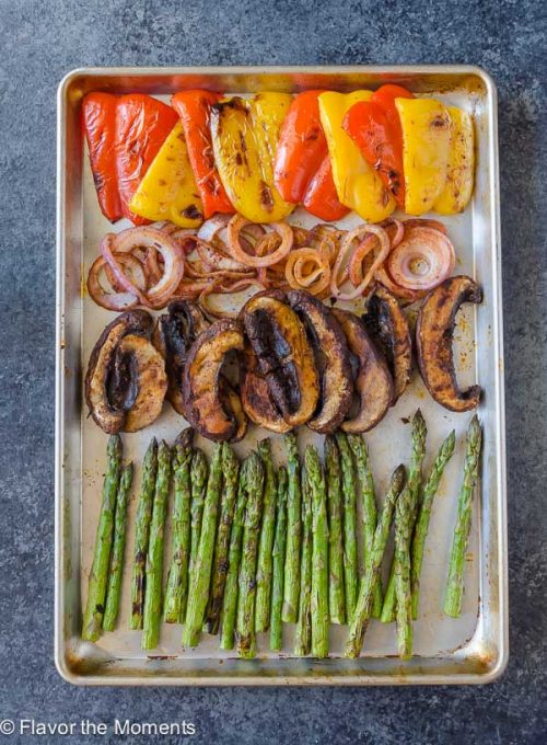 Grilled Portobello Mushroom Asparagus Fajitas {Video} Flavor the Moments