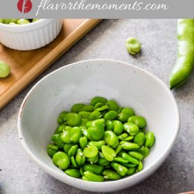 how to cook fava beans collage