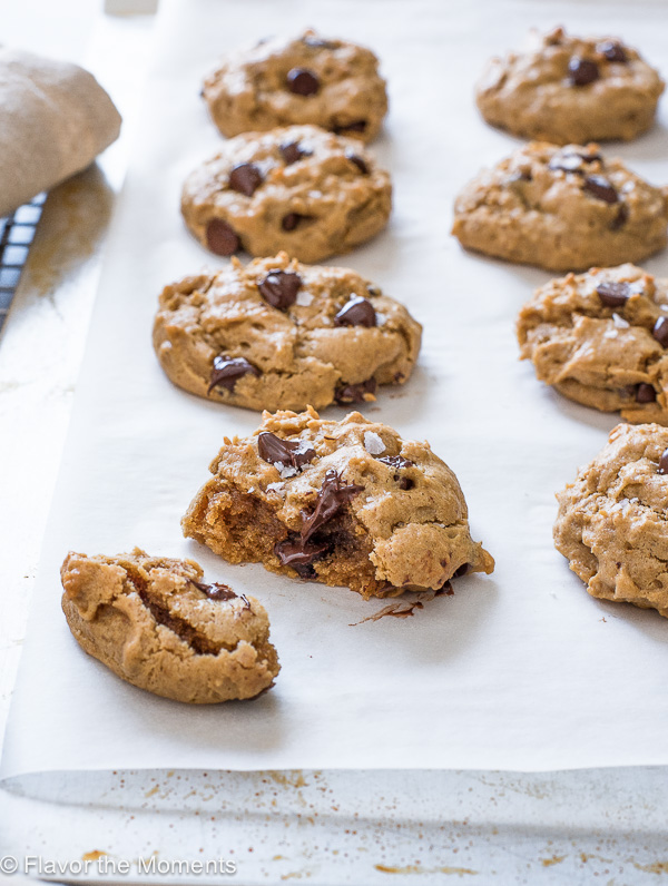 Flourless Peanut Butter Cookies (+ Chocolate Chips) Flavor the Moments
