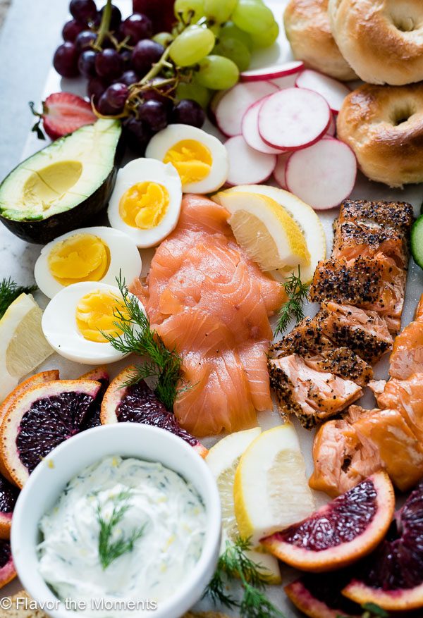 Smoked Salmon Breakfast Platter Flavor The Moments