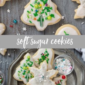 christmas sugar cookies collage