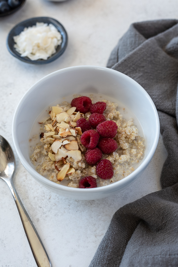 Quinoa Oatmeal Breakfast Bowls Flavor the Moments