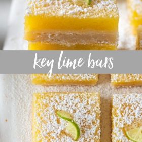 key lime bars collage