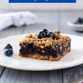 Blueberry Crumble Bars pin