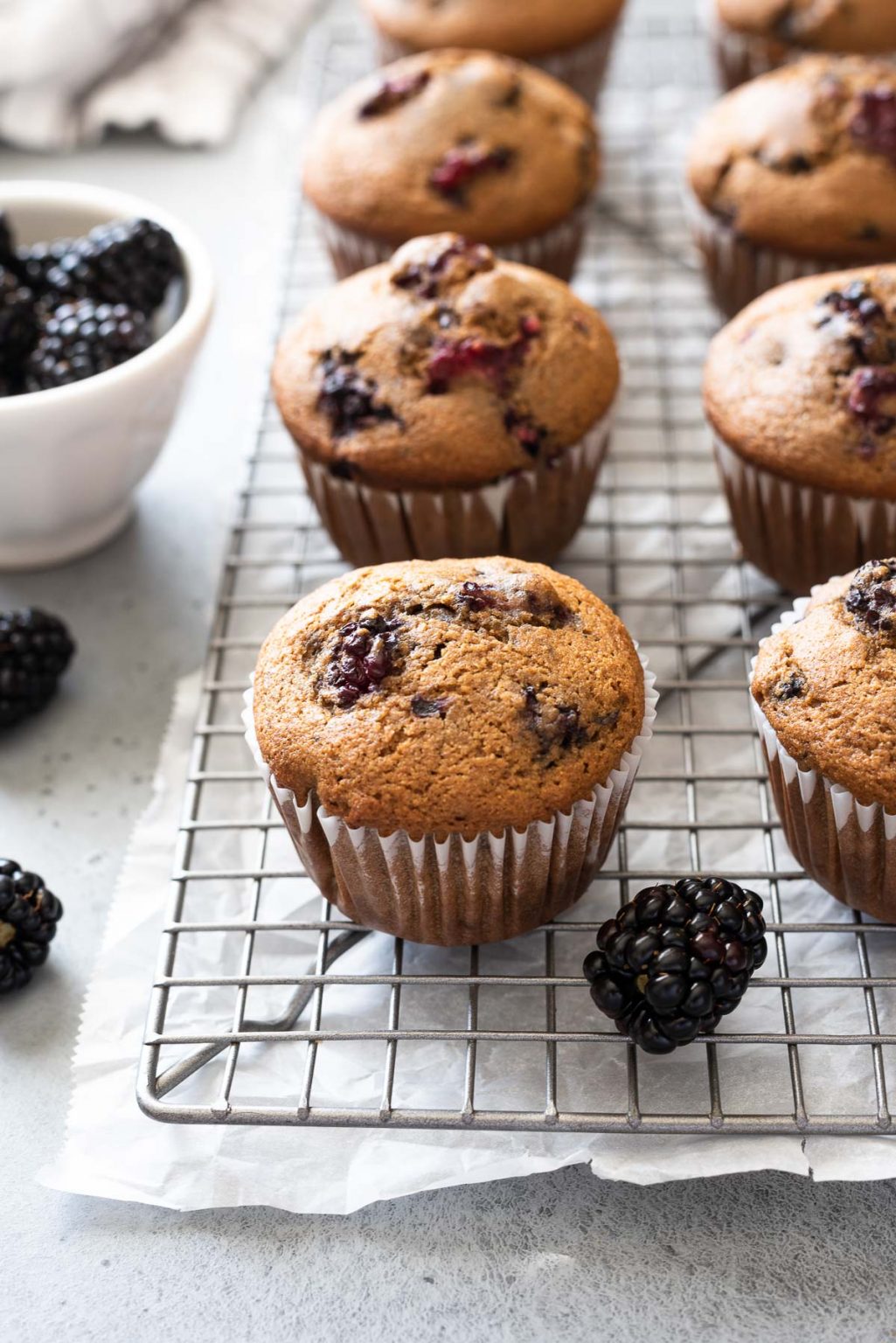 Blackberry Cinnamon Muffins Flavor the Moments