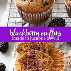 Blackberry Muffins collage pin