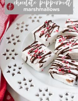 dark chocolate marshmallows with peppermint pin 2
