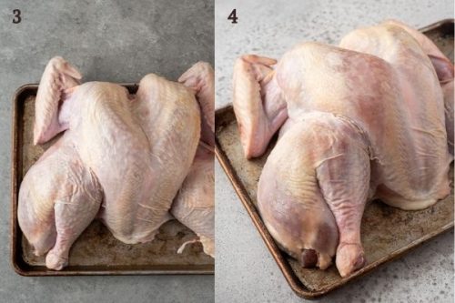How to dry brine a turkey collage