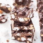 stack of rocky road candy