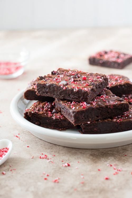 Easy Peppermint Brownies Flavor the Moments