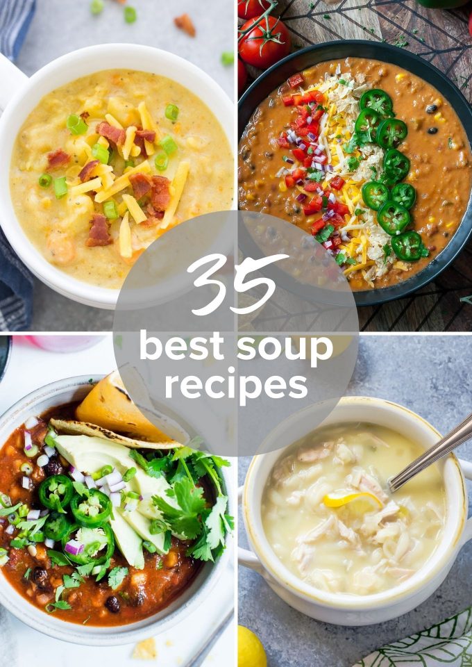 35 Best Soup Recipes collage