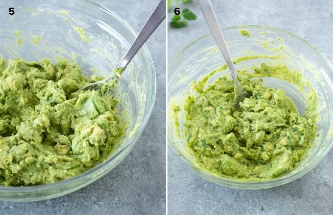 How to make guacamole collage