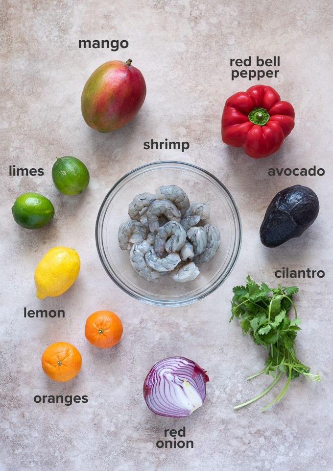 Shrimp ceviche recipe ingredients