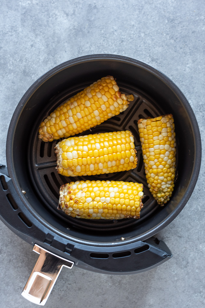 Corn on the cob in the air fryer