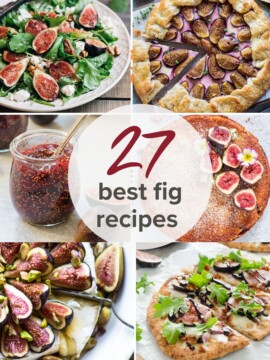Collage pin for 27 fig recipes