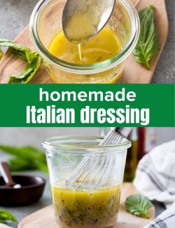 Homemade Italian dressing short collage pin