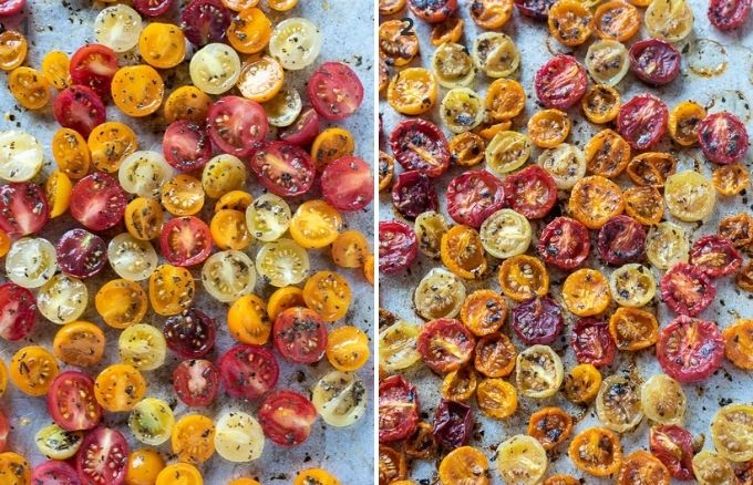 How to make roasted cherry tomatoes