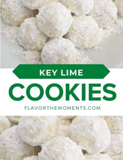 Key lime cookies long collage pin