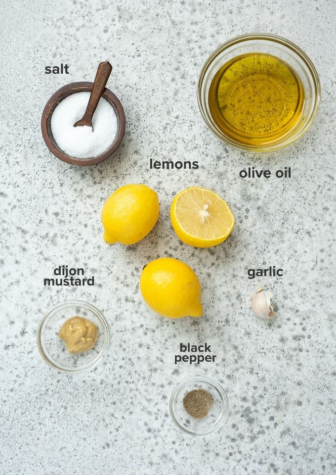 Lemon vinaigrette ingredients