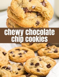 Chewy chocolate chip cookies short collage pin