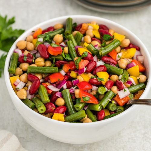 Three Bean Salad Recipe (Fresh & Easy!) - Flavor the Moments