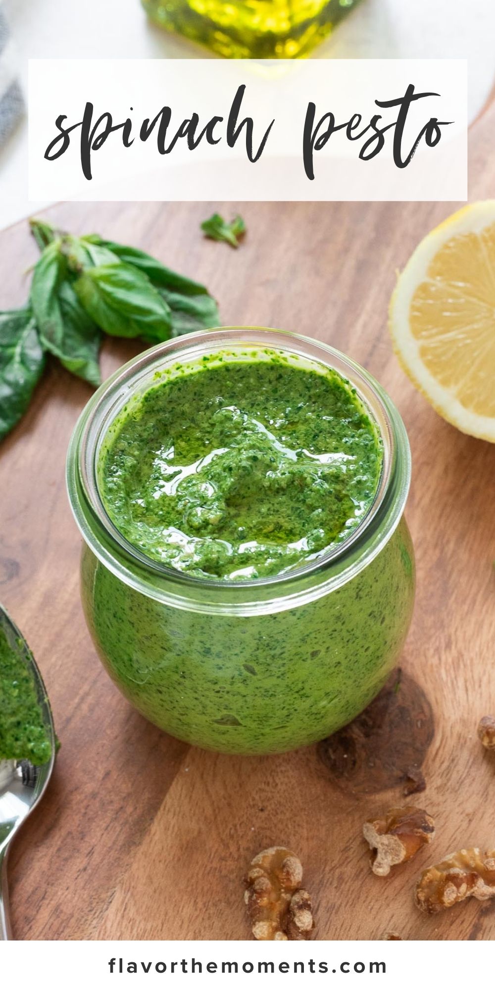 Easy Spinach Pesto Recipe Flavor the Moments