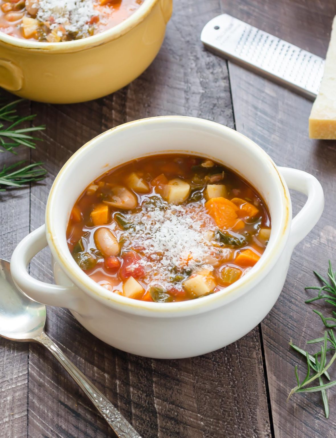 Winter Minestrone Soup - Flavor the Moments