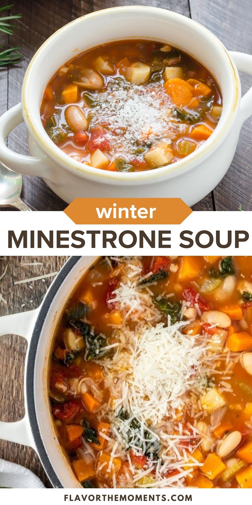 Winter Minestrone Soup - Flavor The Moments