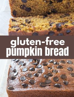 Gluten-Free Pumpkin Bread recipe long pin