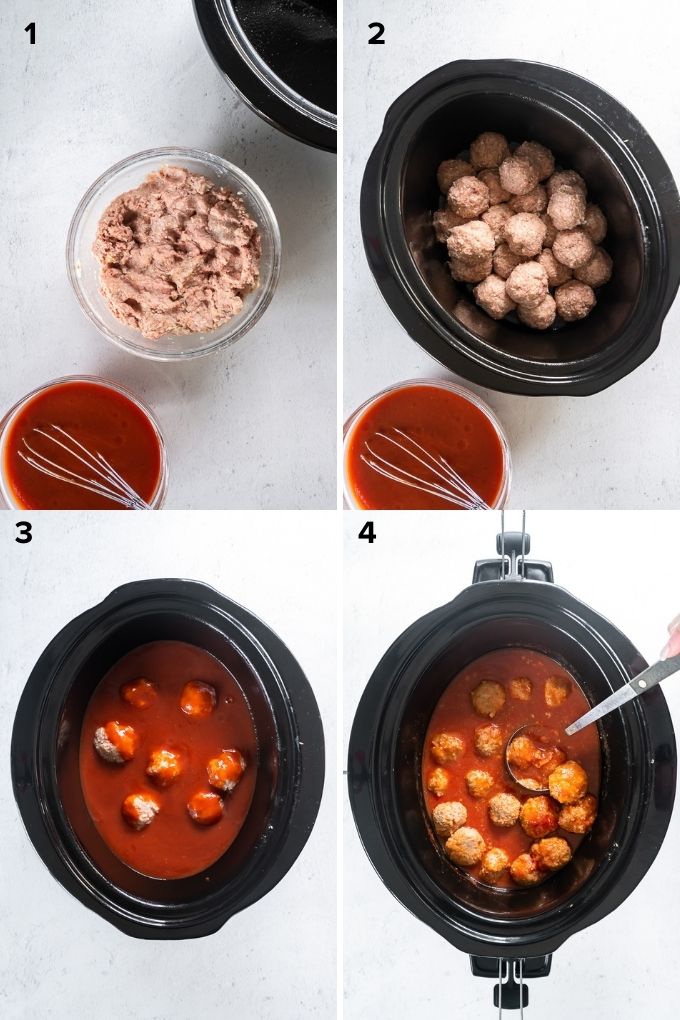 How to make crockpot bbq meatballs