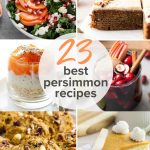 Persimmon recipes long collage pin