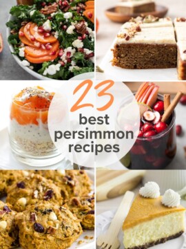 Persimmon recipes long collage pin