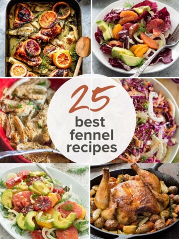 25 best fennel recipes collage pin