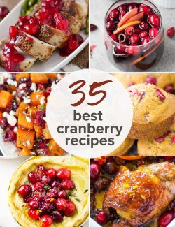 35 best cranberry recipes long collage pin