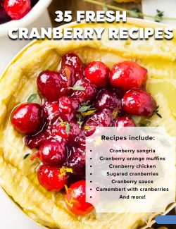 35 Fresh Cranberry recipes short pin