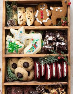 How to make Christmas cookie boxes long pin