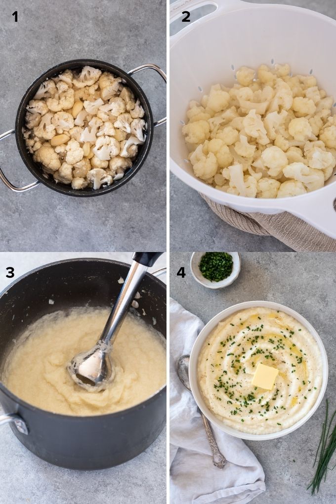 How to make cauliflower mashed potatoes